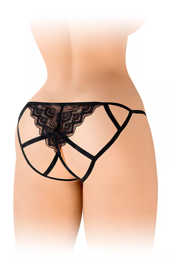 Culotte ouverte Zoé noire - Fashion Secret Culotte ouverte Zoé noire - Fashion Secret