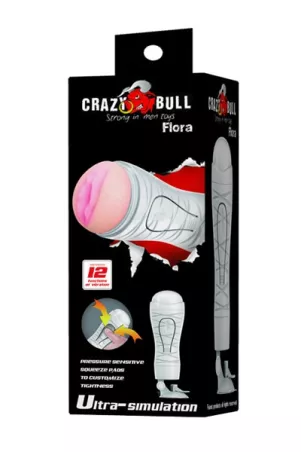 Crazy Bull Flora Masturbator – Vibration & Saugkraft in Mundform