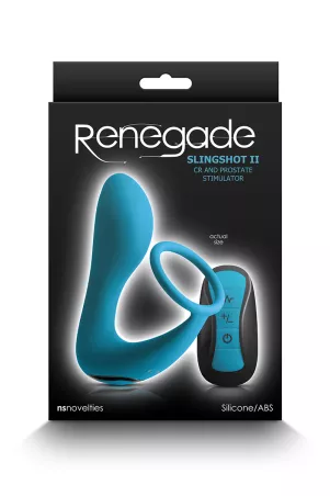Prostatic plug with cockring Renegade Slingshot 2