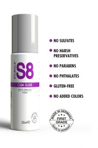 S8 Hybrid-Gleitmittel mit Sameneffekt 50 ml