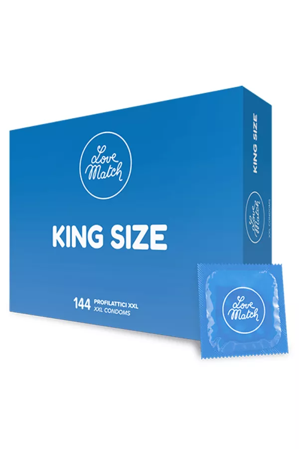 144 preservativi king size Love Match 144 preservativi king size Love Match