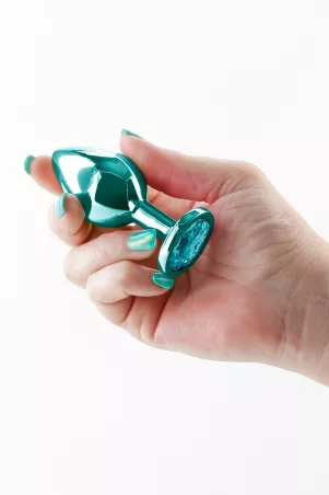 Stecker Bijoux Aluminium Chrom Green M