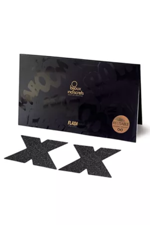 Braut Schmuck Flash Kreuz Schwarz