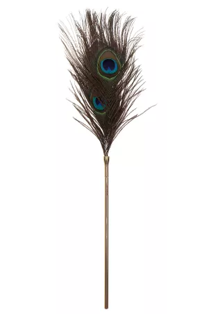 Plumeau with caresses Peacock Tickler
