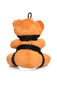 Teddy Bear Holding Keychain Bondage