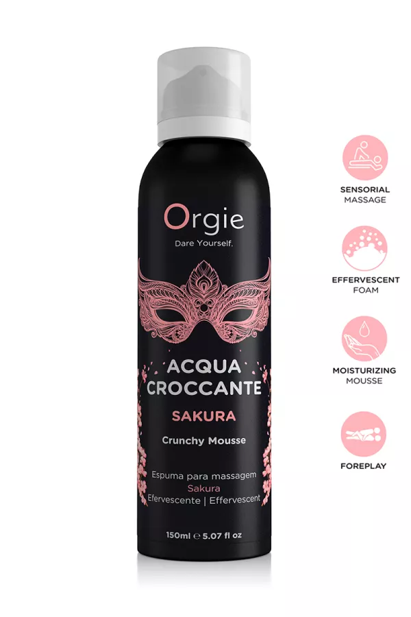 Mousse de massage Sakura - Orgie - Sexshop Tentations Mousse de massage Sakura - Orgie - Sexshop Tentations